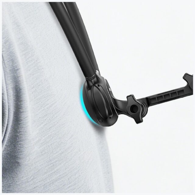 Neck Mount for sport camera USAMS JoyGo Joy01 black - imagine 2