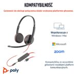 Poly Blackwire 3225 Stereo USB-C +USB-A +3 5mm - imagine 8
