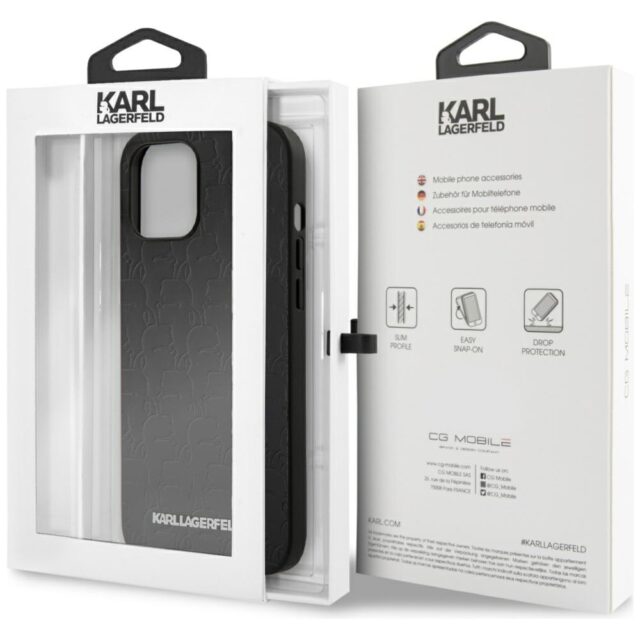 Karl Lagerfeld KLHCP12LPUKBK iPhone 12 Pro Max 6,7" black hardcase Kameo - imagine 10