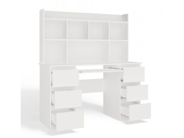 KUBA Desk Set + Extension Piece  White - imagine 7