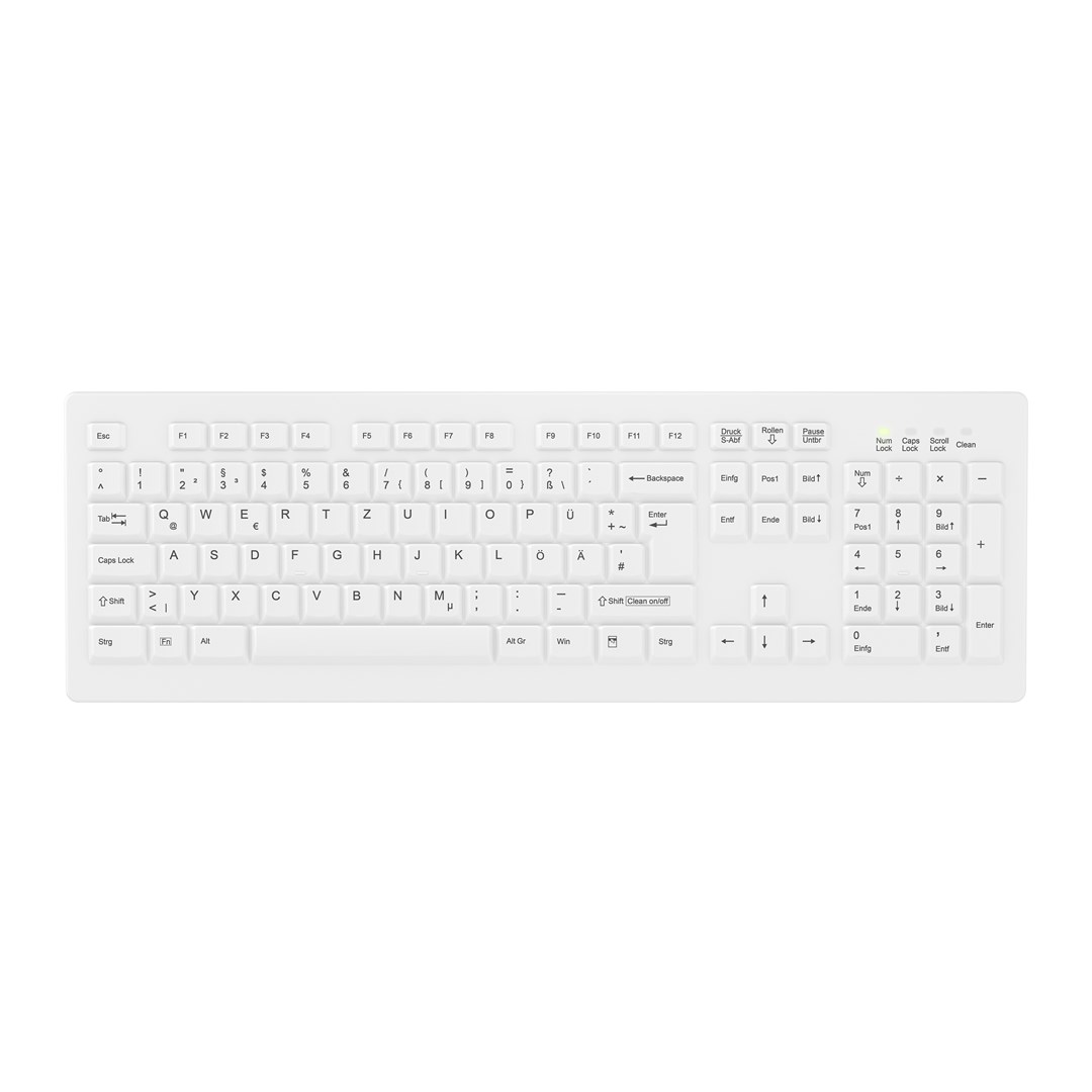 cps-d1577a25645385ace28e65448bf6123d-2026-03-23-08-33-24 CHERRY AK-C8100F-FU1-W/GE keyboard Office RF Wireless QWERTZ German White - imagine 1