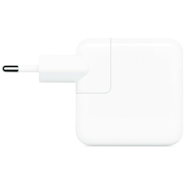 Wall Charger Apple MY1W2ZM/A 30W A2164 blister USB-C PD for laptop white - imagine 3