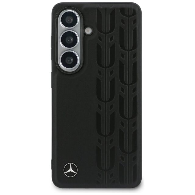 Case Mercedes Laurel Leaves MagSafe for   Samsung Galaxy S26 black - imagine 3