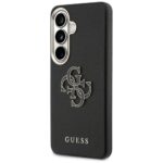 Case Guess Grained Big 4G Metal Logo for  Samsung Galaxy S26 black - imagine 3