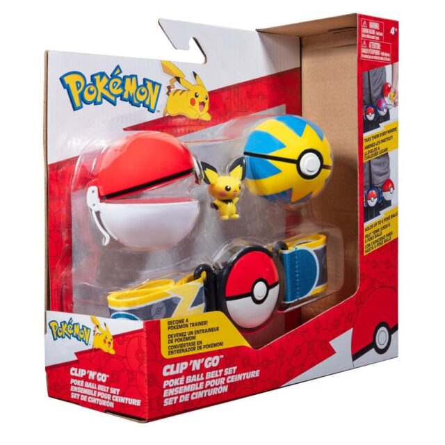 Pokemon W15 Clip ‘n’ Go Poke Ball Belt Set figurine - imagine 4
