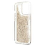 Guess GUHCP13LLG4GGO iPhone 13 Pro / 13 6,1" gold hardcase 4G Big Liquid Glitter - imagine 7