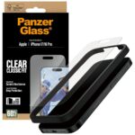 PanzerGlass Classic Fit EasyAligner Tempered Glass for iPhone 17 / 16 Pro - imagine 4