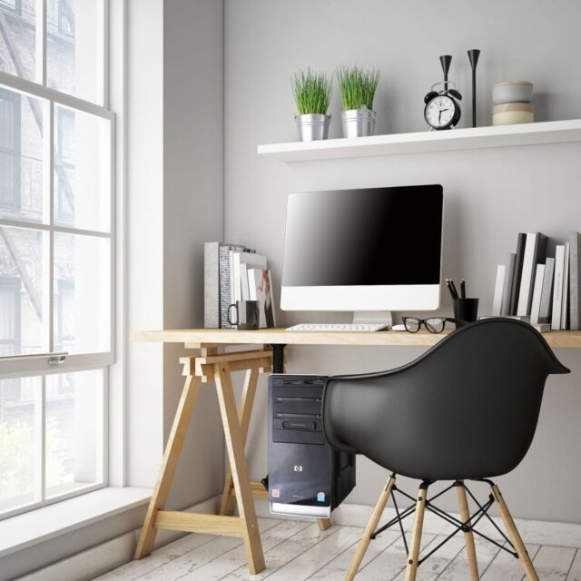 Techly ICA-CS 63 CPU holder Desk-mounted CPU holder Black - imagine 6