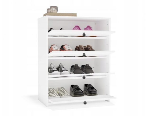 LOKA shoe cabinet  white - imagine 6