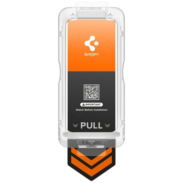 Spigen Glas.TR EZ FIT PRO HD Tempered Glass for Samsung Galaxy S26 Clear 2 pcs. - imagine 4