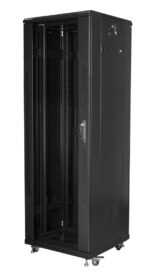 Lanberg FF01-6637-12B rack cabinet 37U Freestanding rack Black - imagine 2