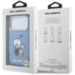 Etui Karl Lagerfeld Karl & Choupette      Back MagSafe do iPhone 17 Pro Max niebieski - imagine 8