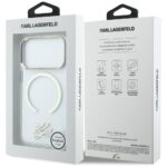 Etui Karl Lagerfeld IML KL Script Logo    MagSafe do iPhone 17 Pro przezroczysty - imagine 8