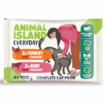 ANIMAL ISLAND wołowina/indyk saszetki dla kota 4x100g