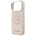 Etui Karl Lagerfeld K Head Point Logo     MagSafe do iPhone 17 Pro różowy - imagine 6