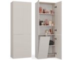 BATHROOM CABINET NEL DD 1K BASKET CASMERE COLOUR LONG DOORS - imagine 7