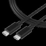 Tactical Smooth Thread Cable USB-C/USB-C 1m Black