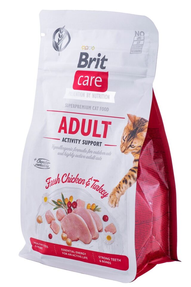 BRIT Care Grain Free Activity Support Adult - dry cat food - 400 g - imagine 4