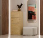 ALMA CHEST OF DRAWERS  ANTHRACITE/ARTISAN OAK - imagine 7