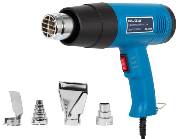 Electric heat gun 1500 / 2500W 300 - 650°C BLOW - imagine 2