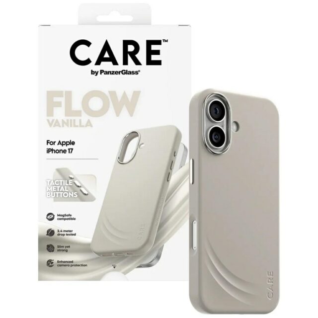 Case CARE by PanzerGlass FLOW MagSafe for iPhone 17 vanilla - imagine 4
