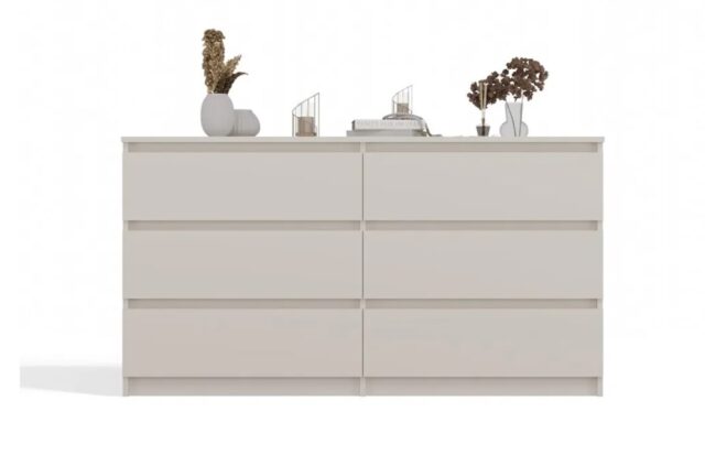 MALWA CHEST OF DRAWERS M6/140 CASMERE COLOUR - imagine 3