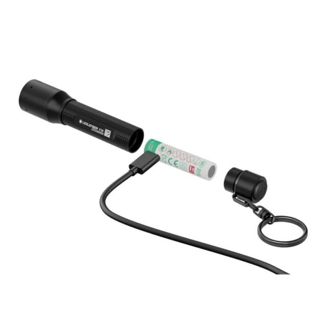 Ledlenser P3R Black Keyring flashight LED - imagine 5