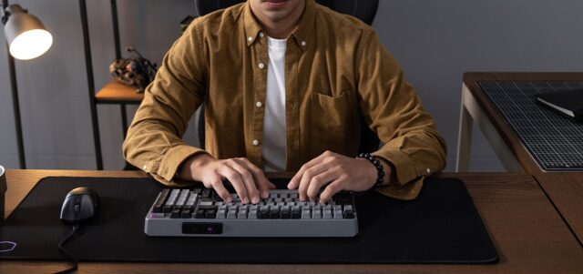 COOLER MASTER Gaming Keyboard MK770  Kailh Box V2  wired USB/wireless  CZ  starry gray - imagine 6