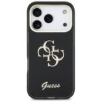 Etui Guess IML 4G Script Metal do iPhone  17 Pro czarny - imagine 3