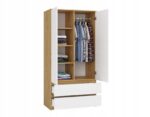 MALWA SS-90 wardrobe  artisan oak/white - imagine 3