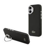 Lacoste Iconic Petit Pique Camera Stand MagSafe Zadní Kryt pro iPhone 17 Black