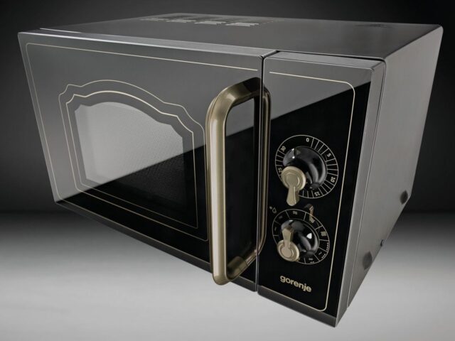 Gorenje Microwave oven with grill MO4250CLB Free standing  20 L  Grill  Mechanic  700 W  Black  Defrost function - imagine 8