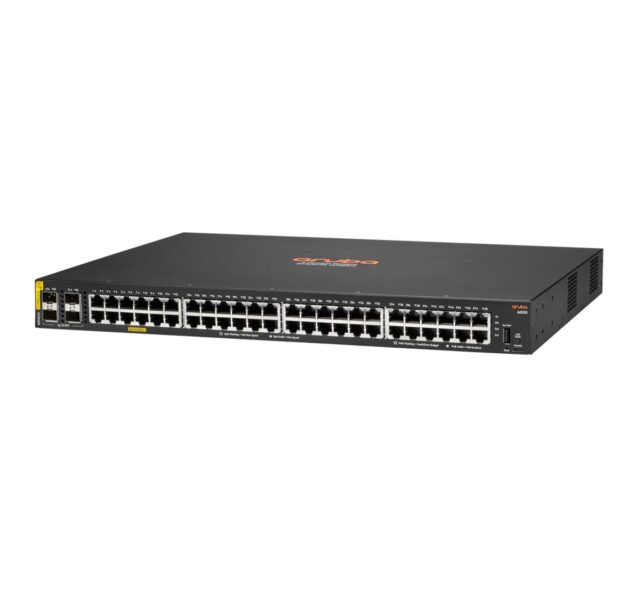 Aruba 6000 48G Class4 PoE 4SFP 370W Managed L3 Gigabit Ethernet (10/100/1000) Power over Ethernet (PoE) 1U - imagine 2