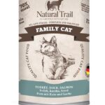 NATURAL TRAIL Family Cat Turkey  duck  salmon - wet cat food - 400g