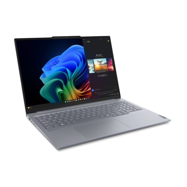 Lenovo ThinkBook 16 G7 QOY Copilot+ PC Qualcomm Snapdragon X1P-42-100 Laptop 40.6 cm (16 ) WUXGA 32 GB LPDDR5x-SDRAM 512 GB SSD Wi-Fi 7 (802.11be) Windows 11 Pro Grey - imagine 3
