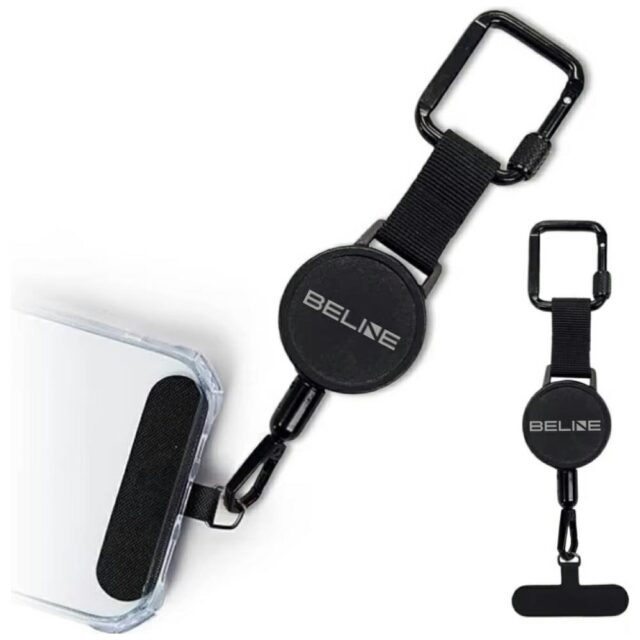 Anti-theft lanyard Beline for phone black - imagine 2