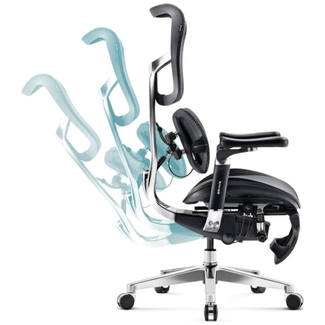 Ergonomic chair Diablo Chairs V-Kinetic black - imagine 7