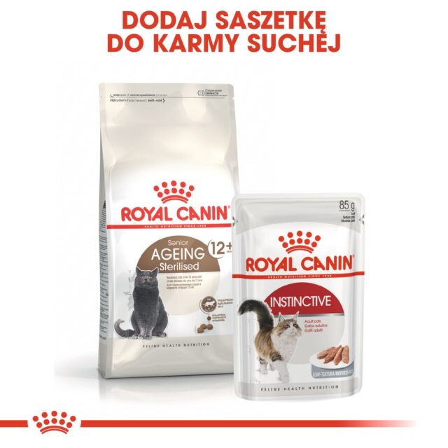 Royal Canin Senior Ageing Sterilised 12+ cats dry food 4 kg Corn  Poultry  Vegetable - imagine 3