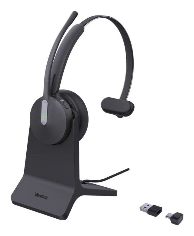 Yealink BH70 Mono Teams headset with charging base - imagine 3