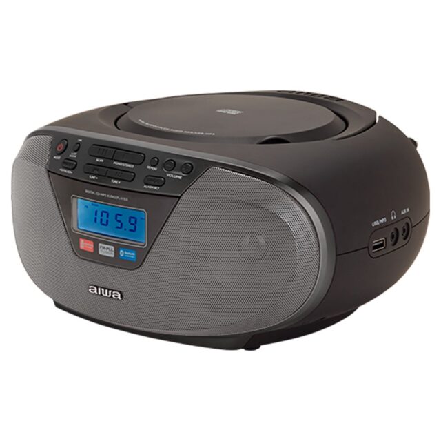Aiwa BBTU-400BK portable stereo system Analog & digital 6 W FM Black MP3 playback - imagine 4