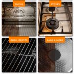 Frischer oven  grill and burner cleaning gel 1l - imagine 2