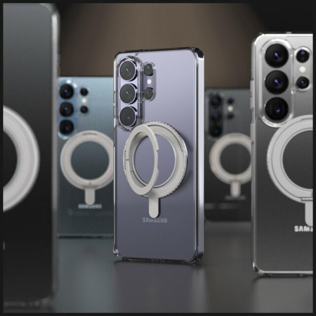 Case Araree Duple M Stand MagSafe for     Samsung Galaxy S26 Ultra transparent - imagine 8