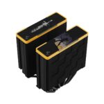 DeepCool AK620 Zero Dark Zoria Processor Air cooler 12 cm Black  Yellow 1 pc(s) - imagine 5
