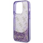 Guess GUHCP14LLC4PSGU iPhone 14 Pro 6.1" purple hardcase Liquid Glitter 4G Transculent - imagine 6