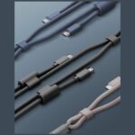 ENERGEA Lasso Lanyard Cable USB-C Phone Lanyard - USB-C 1.5m 240W Blue - imagine 7