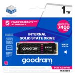 Goodram PX700 SSD SSDPR-PX700-01T-80 internal solid state drive M.2 1 TB PCI Express 4.0 NVMe 3D NAND - imagine 2