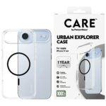 Case CARE by PanzerGlass Flagship Urban  Explorer w. Black MagSafe for iPhone Air transparent