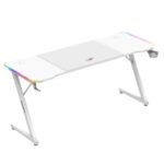 Huzaro Hero 4.8 White RGB - gaming desk - imagine 4