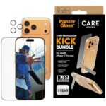 CARE by PanzerGlass Feature Kick 3in1 Case + Glass + Lens Protection Kit for iPhone 17 Pro Max