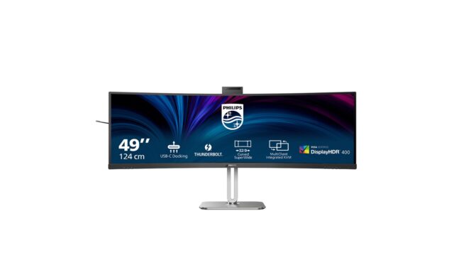 Philips 49B2U6903CH/00 computer monitor 124.5 cm (49 ) 5120 x 1440 pixels Dual QHD LCD Grey - imagine 3
